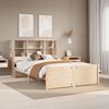 vidaXL Letto Libreria senza Materasso 120x200cm Legno Massello di Pino