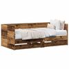 vidaXL Daybed con testiera Legno vecchio 90 x 200 cm Legno multistrato