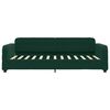 vidaXL Divano Letto Estraibile Cassetti Verde Scuro 100x200cm Velluto