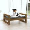vidaXL Cuccia per Cani ambra 55,5x45,5x28 cm Legno Massello di Pino