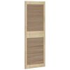 vidaXL Porta per Armadio 4 pcs Naturale 140.5 x 2.1 x 49.5 cm