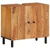 vidaXL Mobile Lavabo da Bagno 62x33x58cm in Legno Massello di Acacia