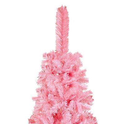 vidaXL Albero di Natale Sottile Rosa 120 cm