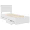 vidaXL Struttura del letto Bianco 90 x 200 cm Legno Ingegnerizzato