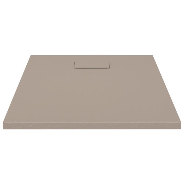 vidaXL Piatto Doccia in SMC Marrone 90x70 cm