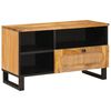 vidaXL Mobile TV Marrone 80 x 33 x 46 cm Legno di mango massello