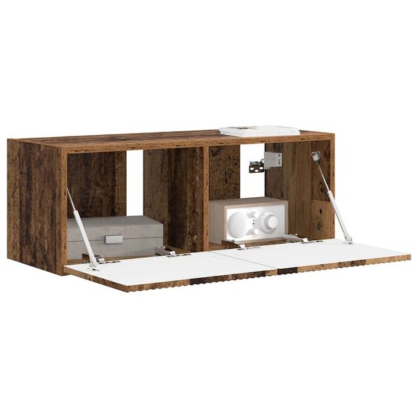 vidaXL Mobile TV da parete Legno vecchio 60 x 31 x 29.5 cm
