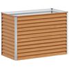 vidaXL Letto rialzato da giardino 98 x 50 x 68 cm Acciaio zincato