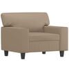 vidaXL Poltrona Cappuccino 60 cm in Similpelle