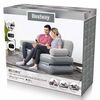 Bestway Divano Gonfiabile 3 in 1 Grigio