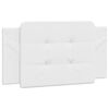 vidaXL Cuscino testiera Zadar Bianco 100 cm in Similpelle