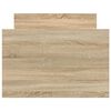 vidaXL Giroletto con Testiera e Pediera Rovere Sonoma 90x190 cm