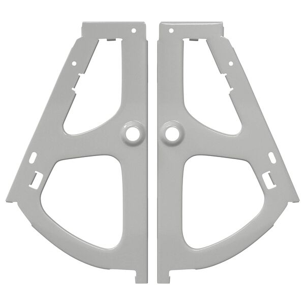 vidaXL Cerniera per cassetto Flip 12 pcs Argento 235 x 155 x 30 mm