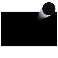 vidaXL Copertura per Piscina Nera 260x160cm PE
