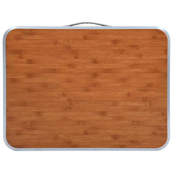 vidaXL Tavolo Pieghevole da Campeggio in Alluminio 60x45cm