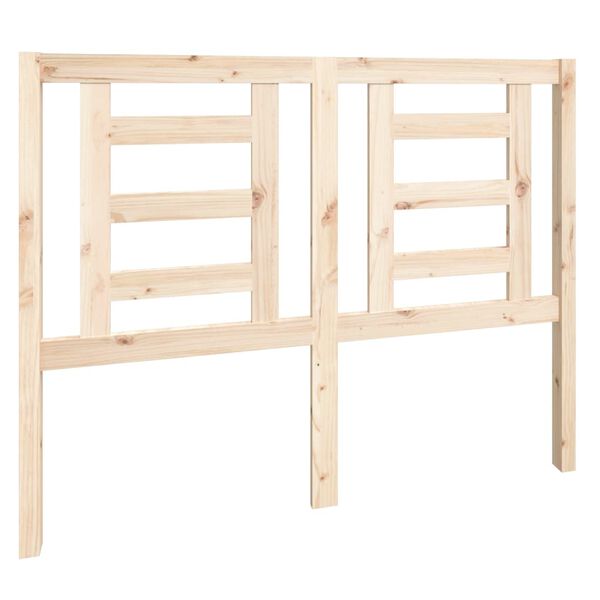 vidaXL Testiera per Letto 126x4x100 cm in Legno Massello di Pino