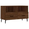 vidaXL Mobile Porta TV Rovere Marrone 80x36x50 cm in Legno Multistrato