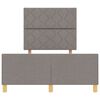 vidaXL Struttura del letto con testiera Talpa 120 x 200 cm Tessuto