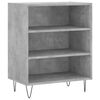 vidaXL Credenza Grigio Cemento 57x35x70 cm in Legno Multistrato
