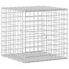 vidaXL Gabion con Filo da 3,5 mm e Maglia da 5x5 cm 50x50x50 cm