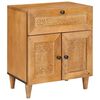vidaXL Armadio da Notte Marrone Chiaro 50 x 33 x 60 cm