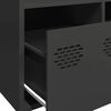 vidaXL Credenza Nera 101,5x39x73,5 cm in Acciaio Laminato a Freddo