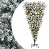 vidaXL Albero di Natale artificiale rovesciato con rami snodati 150 cm