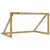 vidaXL Porta da Calcio con Rete 160x80x100 cm Legno di Pino Impregnato