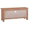 vidaXL Mobile Porta TV 100x30x45 cm Legno Massello di Mogano
