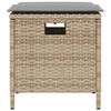 vidaXL Set da Pranzo da Giardino 5 pz con Cuscini Beige in Polyrattan