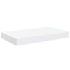 vidaXL Scaffali a Parete 2 pz Bianco Lucido 40x23x3,8 cm in MDF