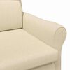 vidaXL poltrona Crema 76 x 94 x 102 cm Tessuto