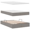 vidaXL Letto con contenitore e materasso Talpa 120 x 190 cm Poliestere