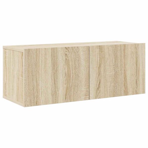 vidaXL Set di Mobili Porta TV 8 pz Rovere Sonoma in Legno Multistrato