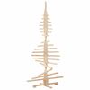 vidaXL Albero di Natale Decorativo in Legno 180 cm Legno Massello Pino