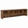 vidaXL Appendiabiti a muro Rovere fum&eacute; 100 x 16 x 26 cm