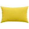 vidaXL Cuscini da Divano 2 pcs Giallo Chiaro 50 x 30 cm Tessuto