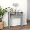 vidaXL Tavolino Consolle Grigio Sonoma 78x30x80 cm Legno Multistrato