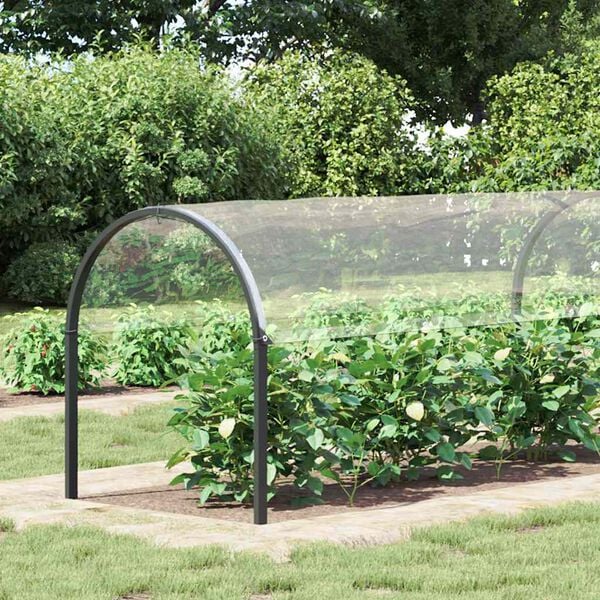 vidaXL Copertura per Piante con Occhielli 2x8 m in PVC