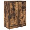 vidaXL Credenza Rovere Fumo 57x34x76 cm in Legno Multistrato
