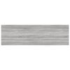 vidaXL Mensole Parete 4pz Grigio Sonoma 100x30x1,5cm Legno Multistrato