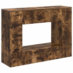 vidaXL Tavolo consolle Quercia Affumicata 101 x 29 x 74 cm