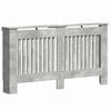 vidaXL Copertura per radiatori Grigio Cemento 152 x 19 x 81,5 cm