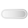 vidaXL Specchio da Bagno LED 40x15 cm Ovale