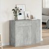 vidaXL Credenza Grigio Cemento 88x30x70 cm in Legno Multistrato