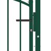 vidaXL Cancello per recinzione Emmen con parte superiore ad arco in acciaio 100x106 cm verde