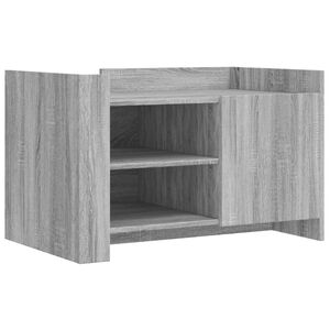 vidaXL Tavolino Salotto Grigio Sonoma 80x50x50 cm Legno Multistrato