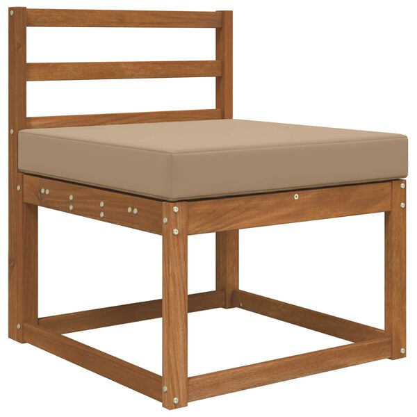 vidaXL Cuscino per divano da esterno Talpa 60 x 60 x 8 cm Poliestere