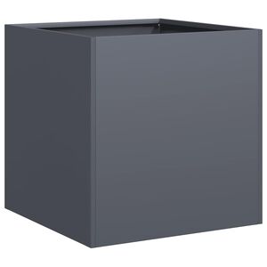 vidaXL Fioriera Antracite 40x40x40 cm in Acciaio Laminato a Freddo