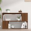 vidaXL Libreria Rovere Marrone 100x24x63 cm in Legno Multistrato